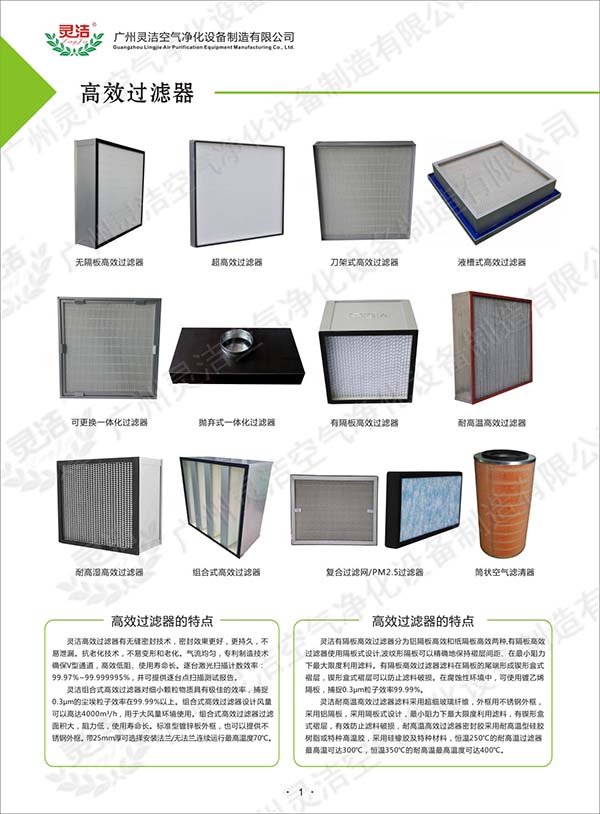  FFU_空氣初效|中效|高效過（guò）濾器_空調過濾網