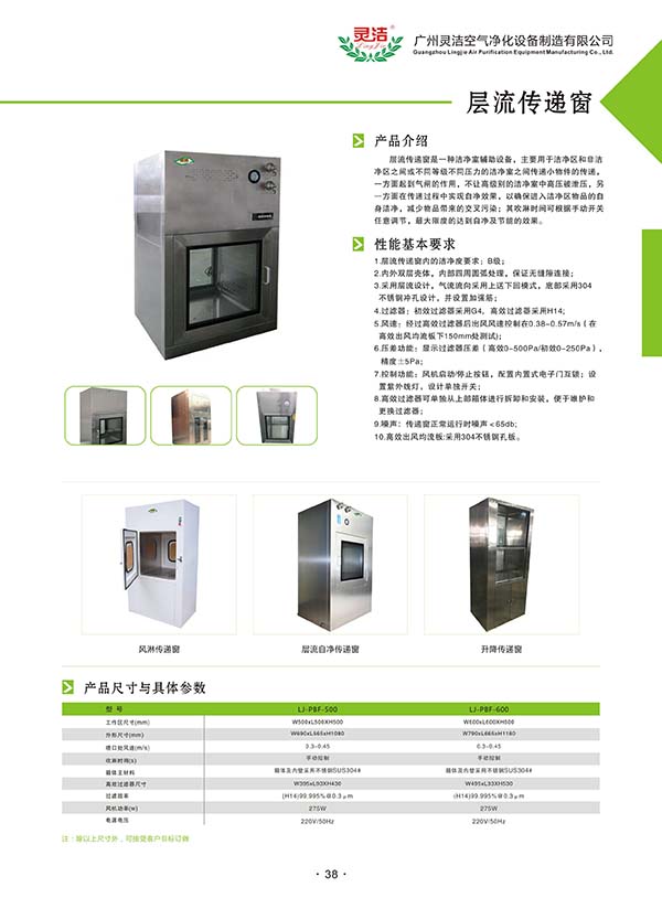 自淨傳遞窗的詳（xiáng）細資料