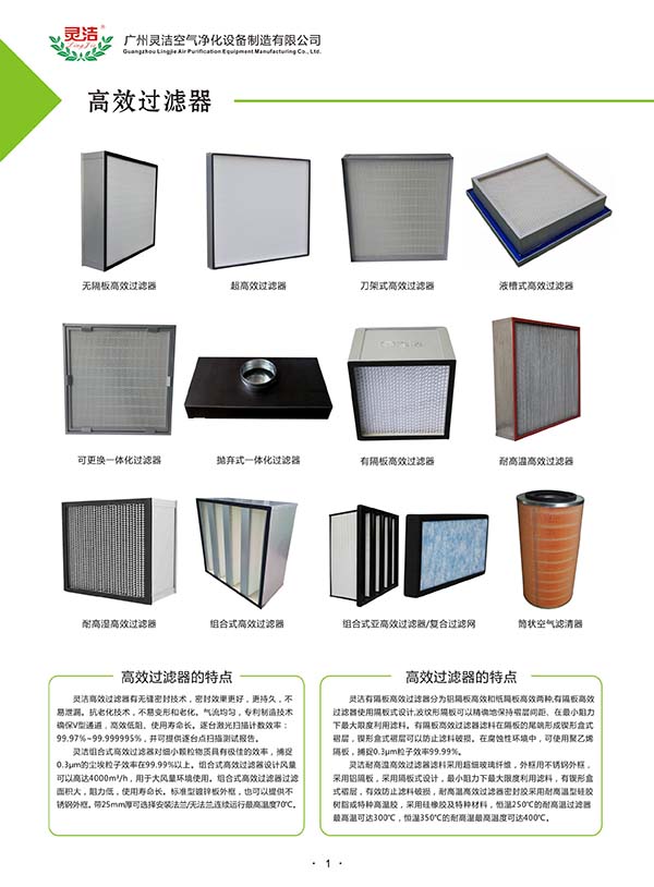 空調（diào）過濾器型號規（guī）格尺寸