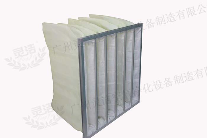 F6中效袋式(shì)空氣過濾器特征 F6中效(xiào)袋式空氣過濾器特征
