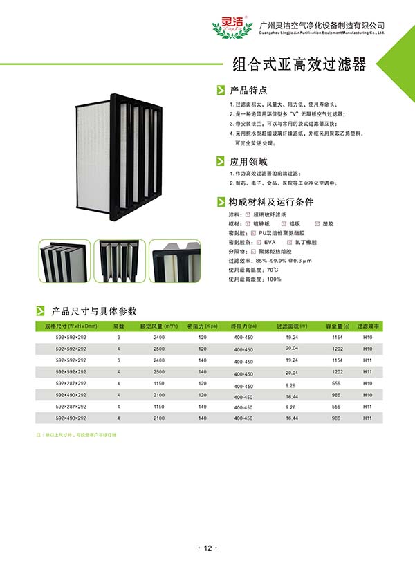 組合式亞(yà)高效過濾(lǜ)器指的是哪種過濾器 組合式亞高效(xiào)過濾器指的是哪種過(guò)濾器