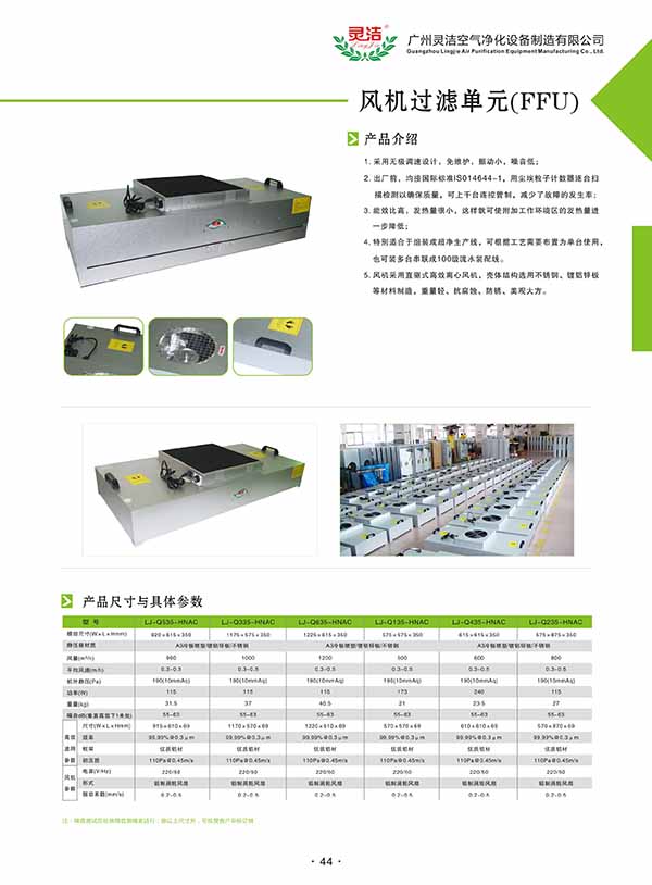 下拆式FFU|液槽密封(fēng)式FFU產品介紹 下拆式FFU|液槽密(mì)封式FFU產品介紹